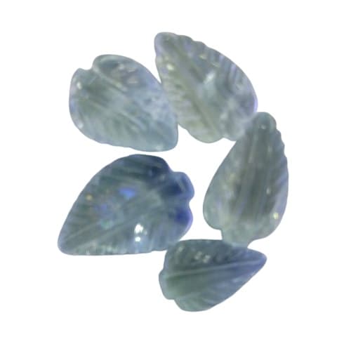 Aqua leaf carvings
